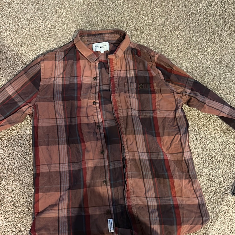 Modern amusement vintage flannel